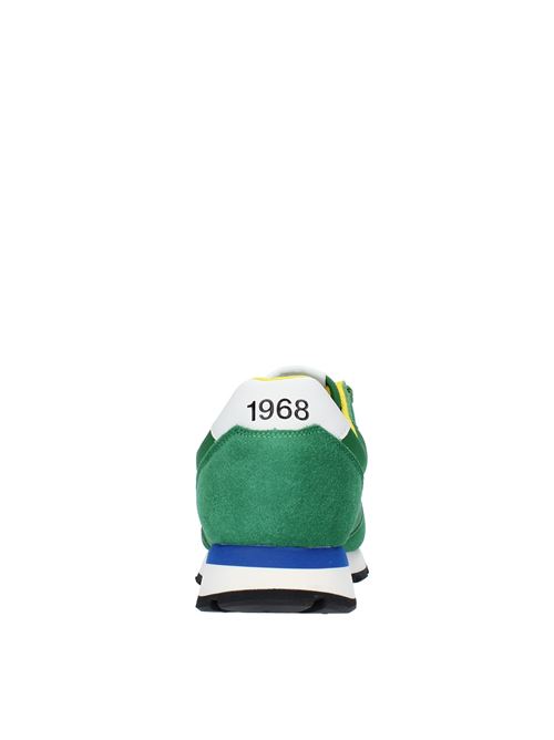 Sneakers in camoscio e tessuto SUN68 | Z34101VERDE PRATO